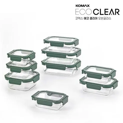 코멕스 ECO CLEAR 보관용기 10종 세트 의 모든 것!!