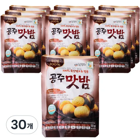 농가애 국산밤으로 만든 공주맛밤 50g 30봉 전문가의 비밀 팁