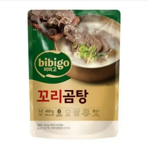 비비고 뼈없는 꼬리곰탕 460gX9팩도가니곰탕 460gX1팩 만의 비밀!